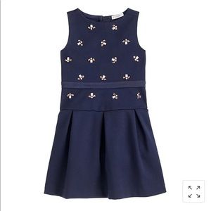 J Crew Girls' jeweled bee-mine dress